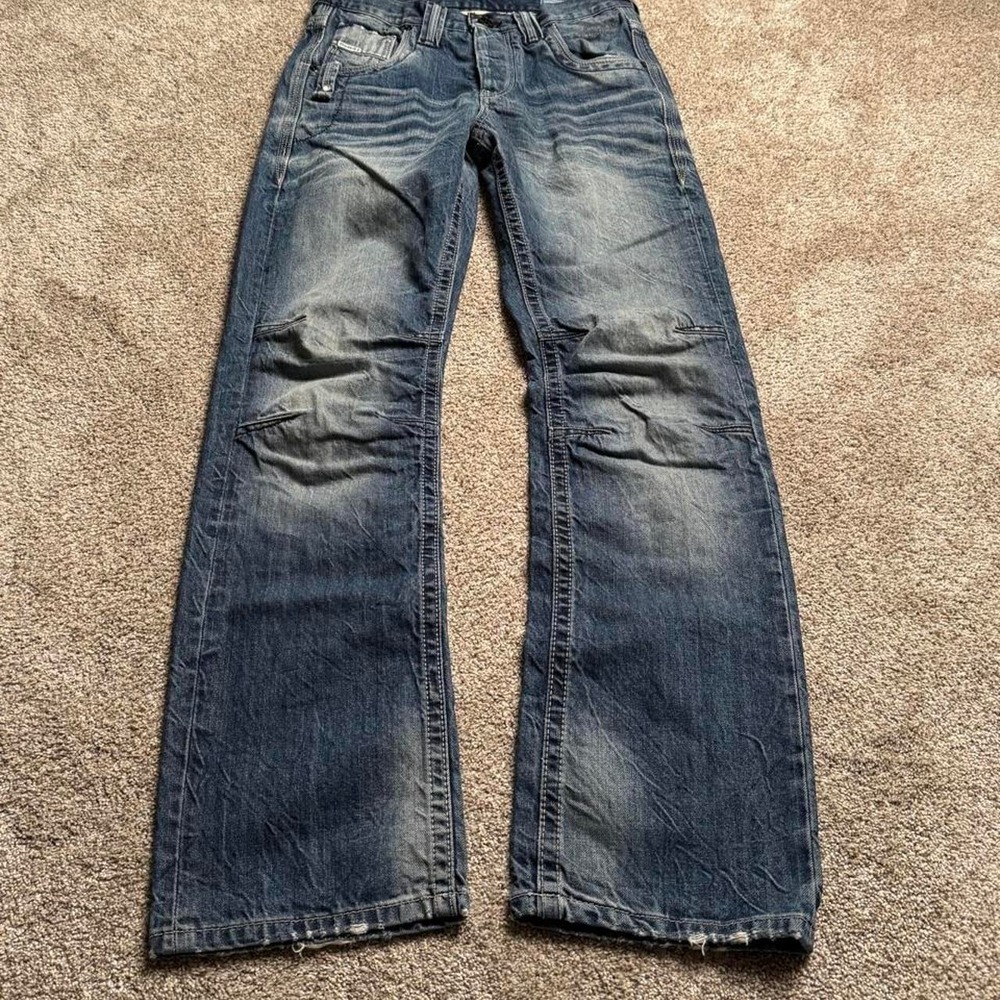 JACK & JONES DARTED STRAIGHT LEG DENIM